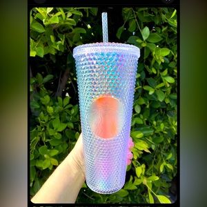 Starbucks Multi Colored Iridescent Studded Tumbler Unicorn 🦄